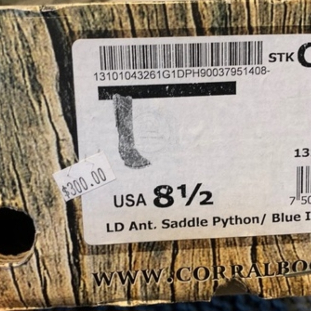 Corral Python Saddle Boots - image 8